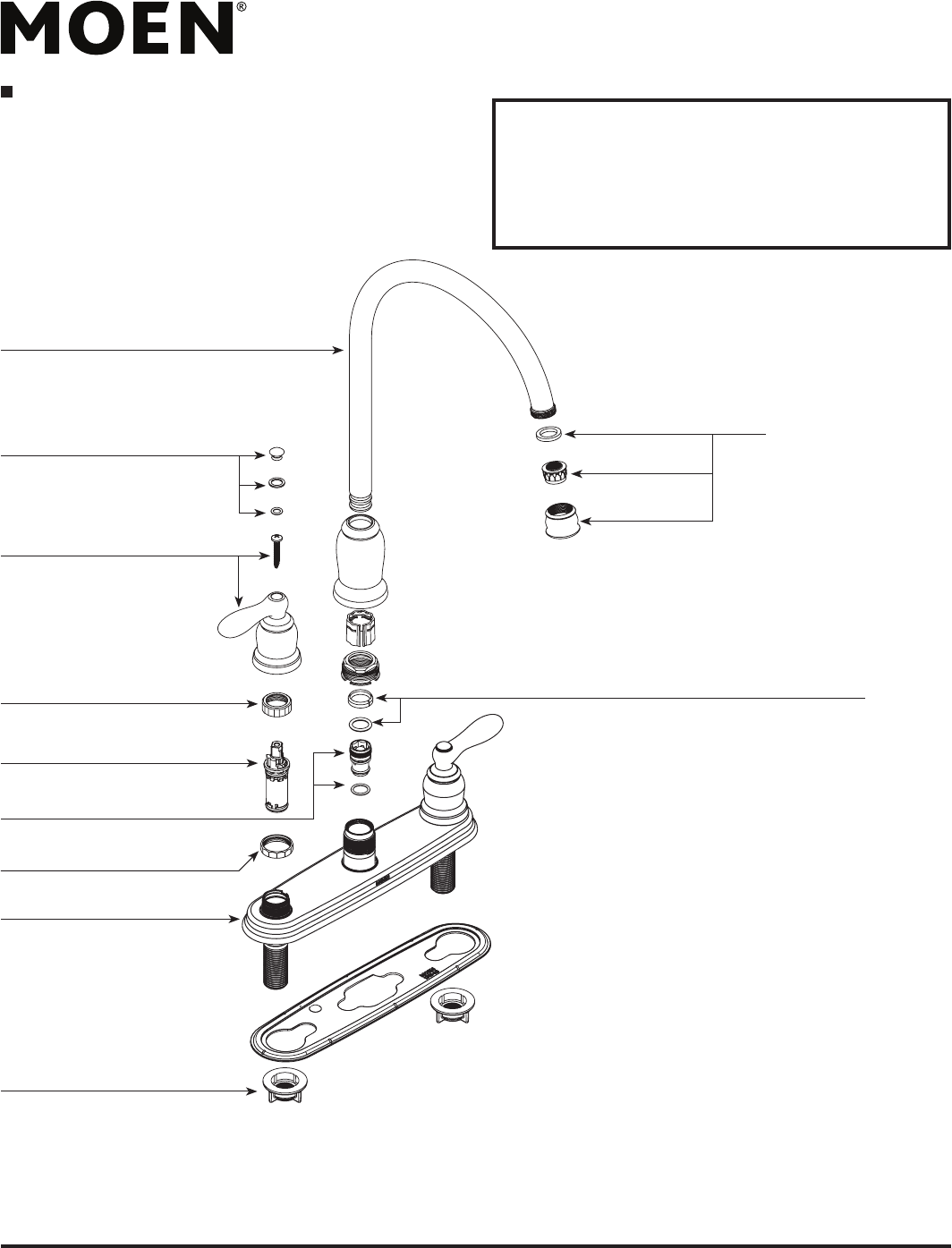 Moen Caldwell Kitchen Faucet Parts Diagram | Reviewmotors.co